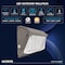 Luxrite Slim Outdoor LED Wall Pack Dusk to Dawn 72/96/120W Up to 16200LM 3CCT 3000K-5000K IP65 120-277V LR40570-1PK - alternate 8